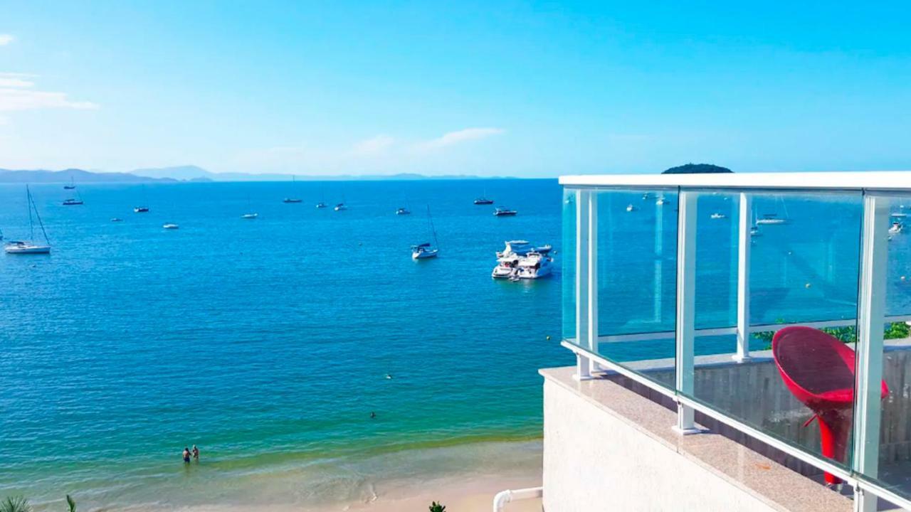 Mergulho No Mar De Jurere Com Vista Frontal Florianópolis 외부 사진