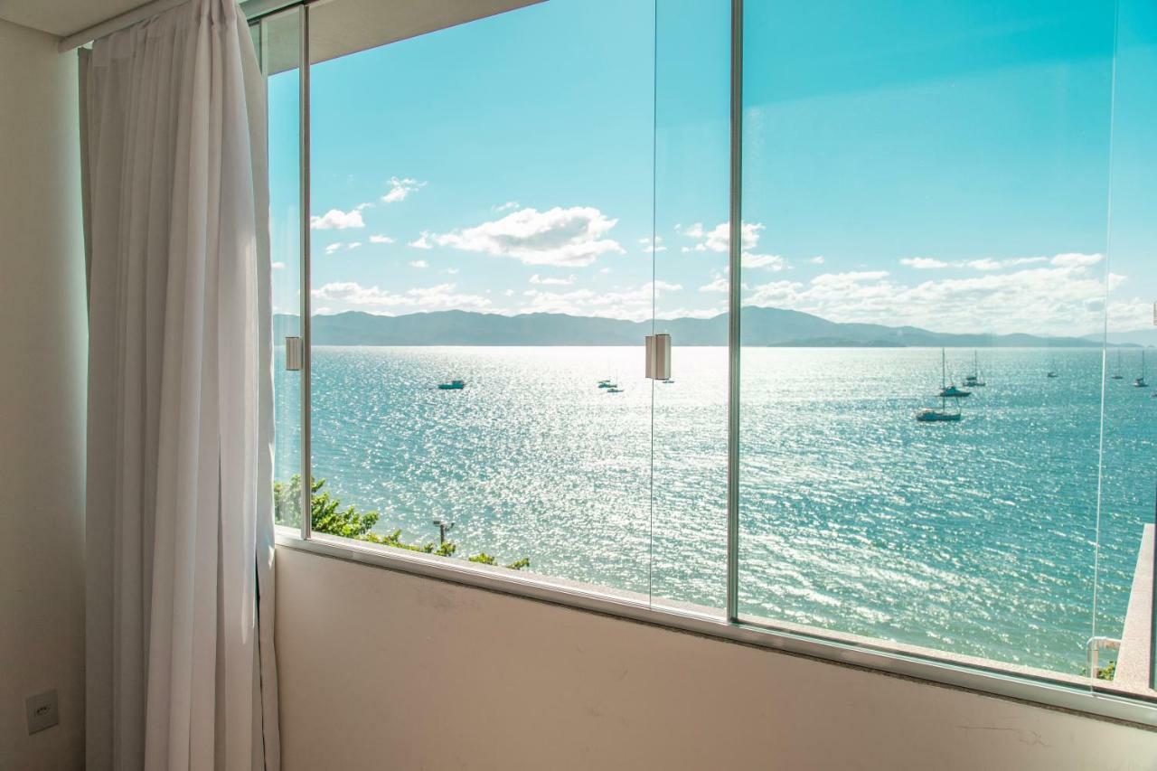 Mergulho No Mar De Jurere Com Vista Frontal Florianópolis 외부 사진