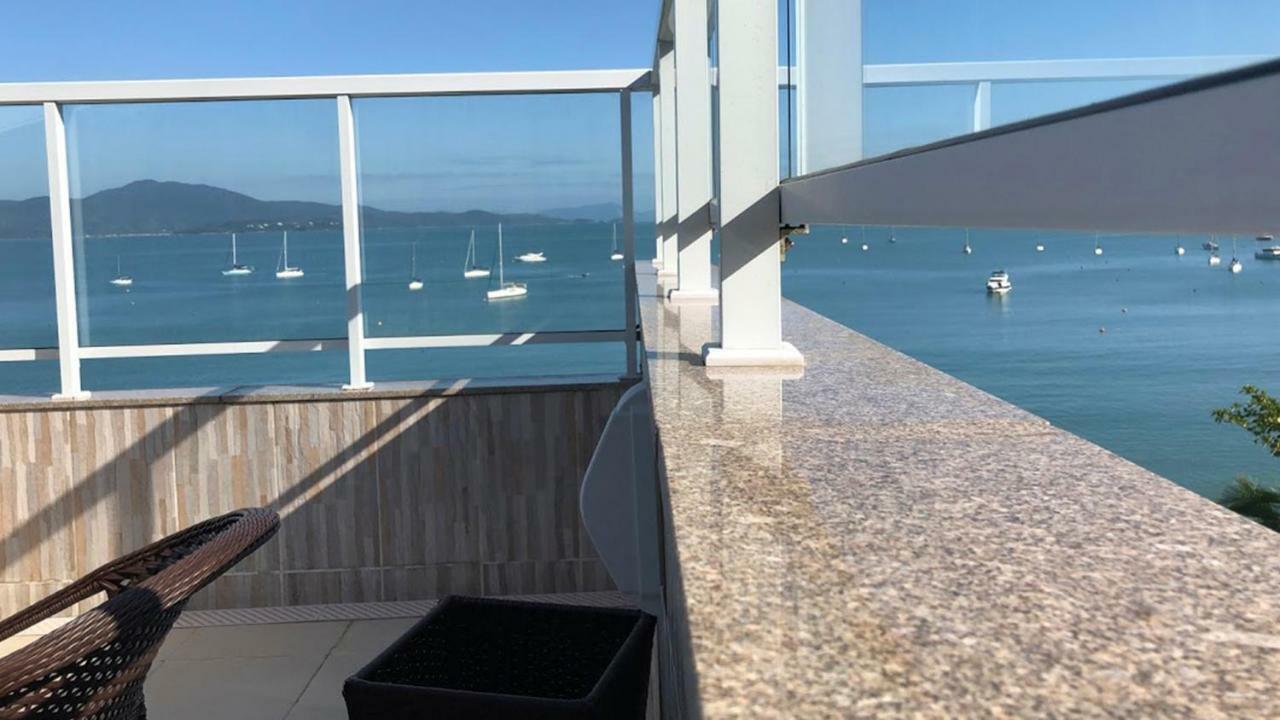 Mergulho No Mar De Jurere Com Vista Frontal Florianópolis 외부 사진